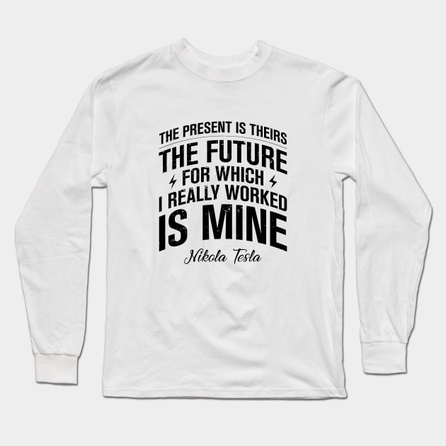 The Future Is Mine Long Sleeve T-Shirt by enricoalonzo